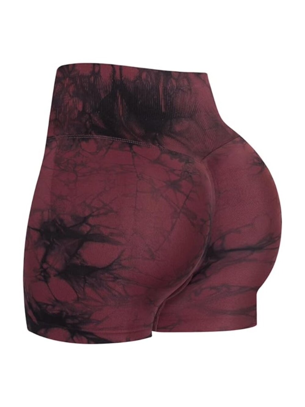 Women's High Waisted Seamless Butt Lifting Shorts, Size Medium